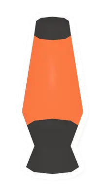 Unturned Orange Lava Lamp barricade icon