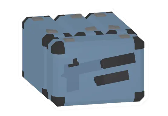 Unturned Stack of Pistol Attachment Cases barricade icon