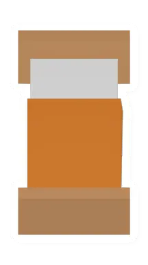 Unturned Orange Adobe Bed item icon