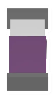 Unturned Purple Metal Bed barricade icon