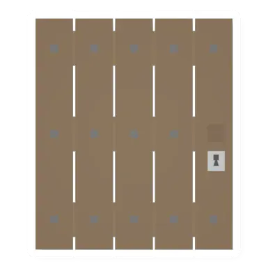 Unturned Wood Door barricade icon