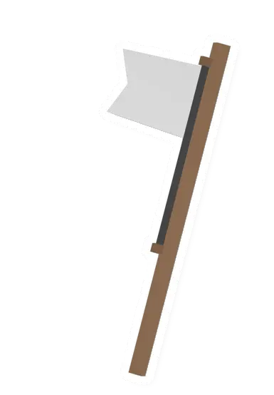 Unturned Wood Flag barricade icon