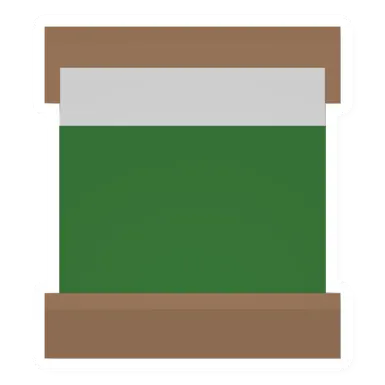 Unturned Green Wood Double Bed barricade icon