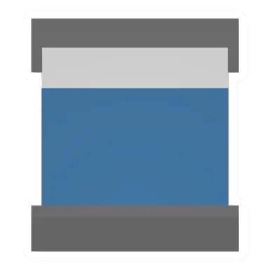 Unturned Blue Metal Double Bed barricade icon