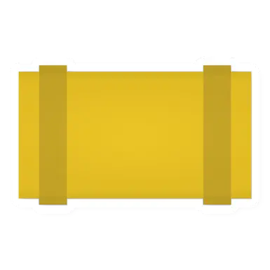 Unturned Yellow Bedroll barricade icon
