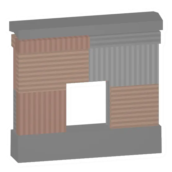 Unturned Tall Scrap Door barricade icon