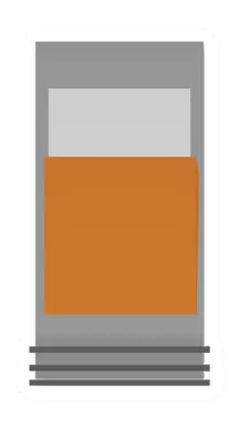 Unturned Orange Concrete Bed barricade icon