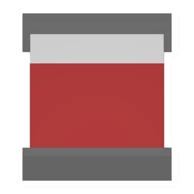 Unturned Red Metal Double Bed barricade icon