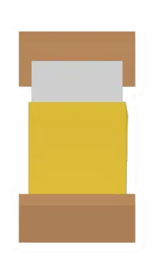 Unturned Yellow Adobe Bed barricade icon