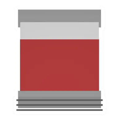 Unturned Red Concrete Double Bed item icon