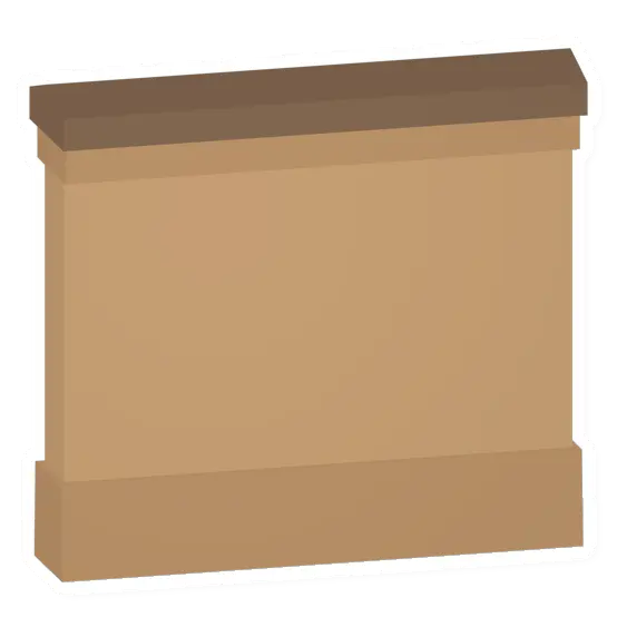 Unturned Tall Sandstone Wall barricade icon