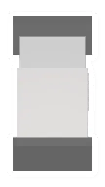 Unturned White Metal Bed barricade icon