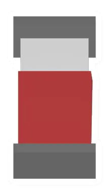 Unturned Red Metal Bed barricade icon