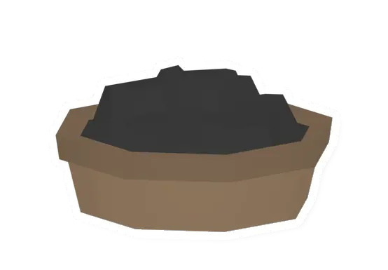 Unturned Charcoal Stack barricade icon