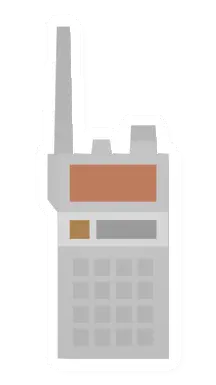 Unturned 3D Printed Walkie Talkie item icon