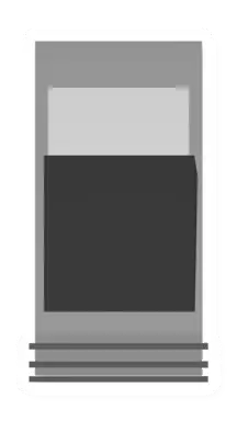 Unturned Black Concrete Bed barricade icon