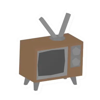 Unturned Old Television barricade icon