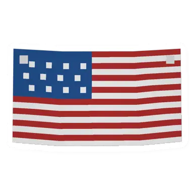 Unturned USA Flag barricade icon