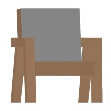 Unturned Wood Chair barricade icon