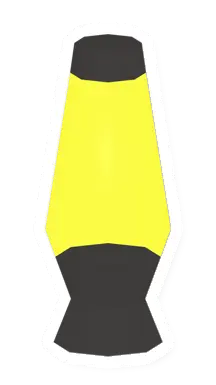 Unturned Yellow Lava Lamp barricade icon