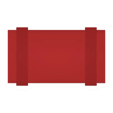 Unturned Red Bedroll barricade icon