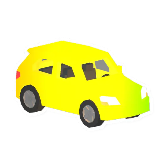 Unturned Rainbow Hatchback vehicle icon