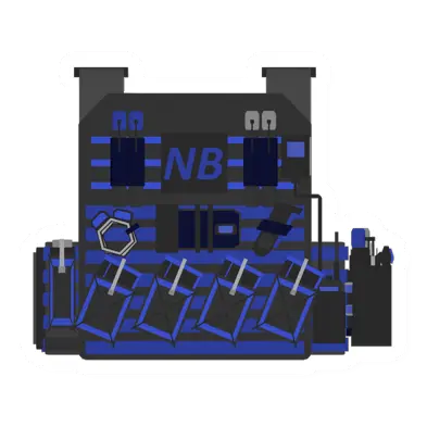 Unturned Neon Blue Vest icon