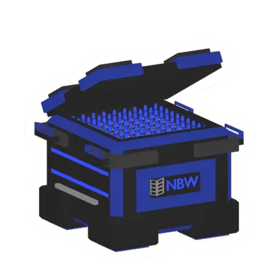 Unturned Neon Blue Tracer Ammunition Chest icon