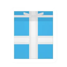Unturned Cyan Present item icon