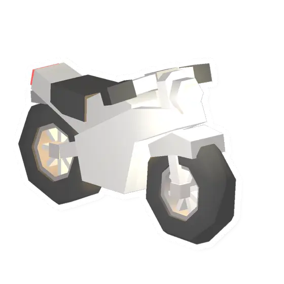 Unturned White Motorbike vehicle icon