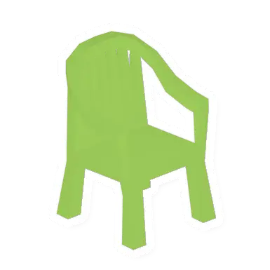 Unturned Plastic Chair (Green) barricade icon