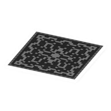 Unturned Porcelain Carpet (Black) icon