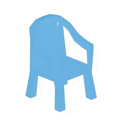 Unturned Plastic Chair (Blue) barricade icon