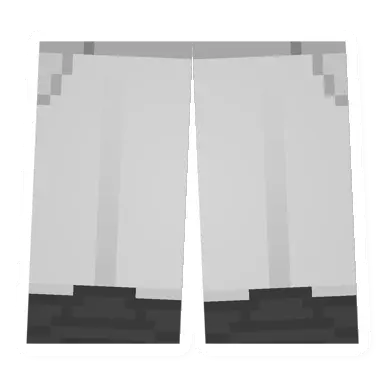 Unturned White Suit Bottom icon
