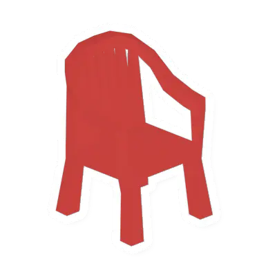 Unturned Plastic Chair (Red) item icon
