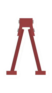 3D Printed Bipod (Red)