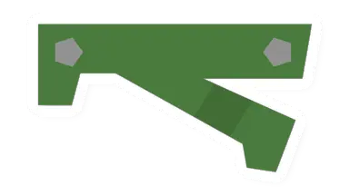 3D Printed Horizontal Grip (Green)