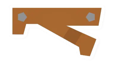 3D Printed Horizontal Grip (Orange)