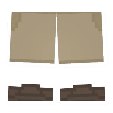 Unturned Khaki Shorts icon