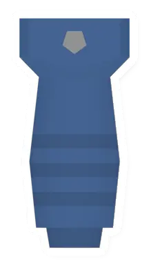 3D Printed Vertical Grip (Blue)