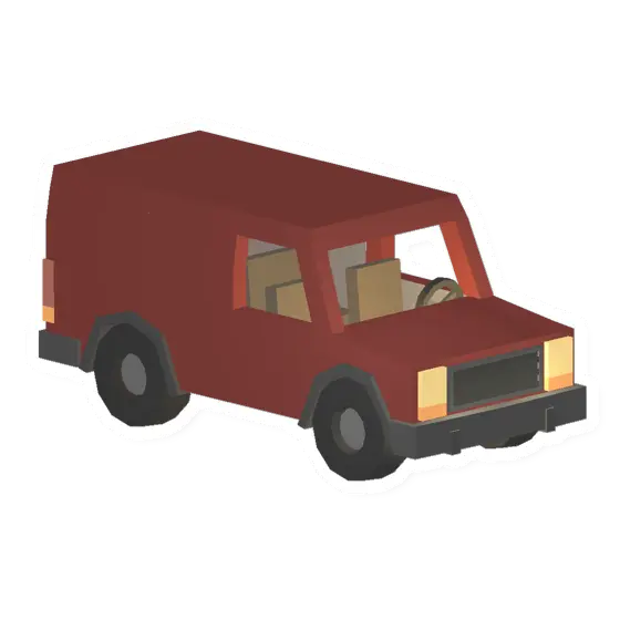 Unturned Red Van vehicle icon
