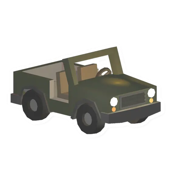 Unturned Military Jeep vehicle icon