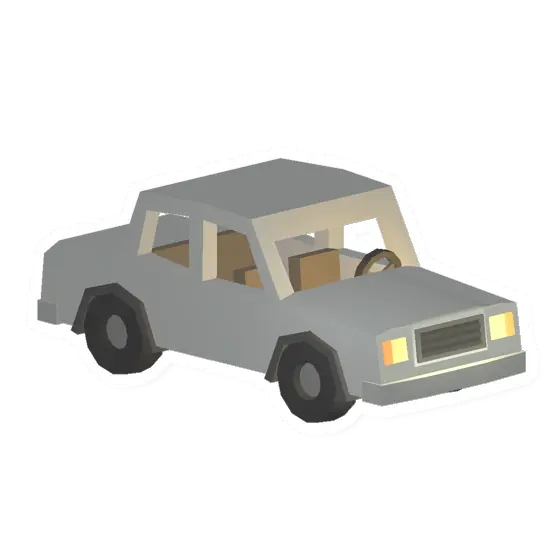 Unturned White Sedan vehicle icon