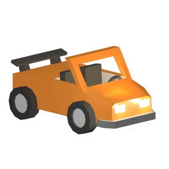 Unturned Orange Sportscar icon
