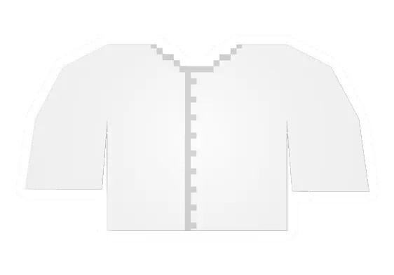 Unturned White Gown Top icon