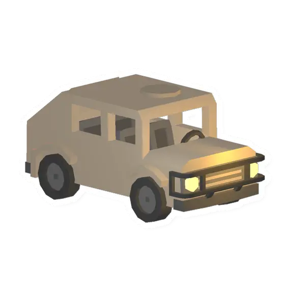 Unturned Desert Humvee vehicle icon
