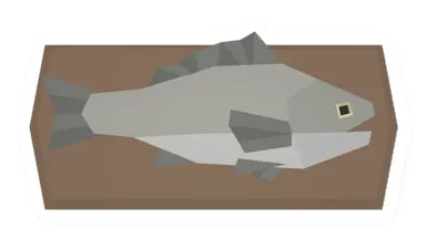 Unturned White Perch Trophy icon