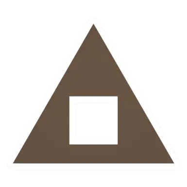 Unturned Triangular Wooden Hole icon