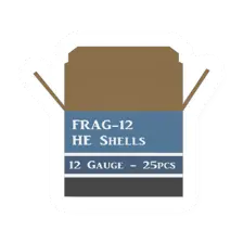 Unturned 12 Gauge FRAG-12 25pcs Ammo Box supply icon