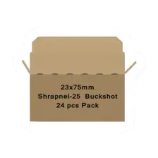 Unturned 23x75mm Shrapnel-25 24pcs Ammo Box supply icon